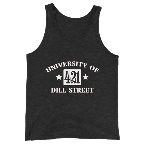 A mockup of the University of Dill Street Tank Top