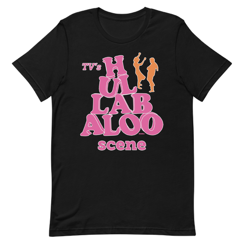 A mockup of the Hullabaloo Scene Teen Club T-Shirt
