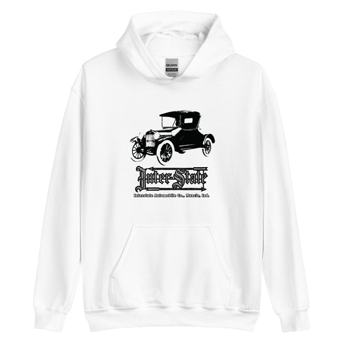 A mockup of the Inter-State Automobile Co. Hoodie