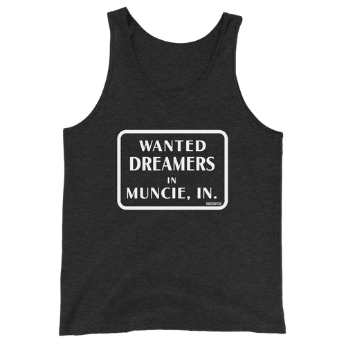 A mockup of the Wanted Dreamers Muncie Tank Top