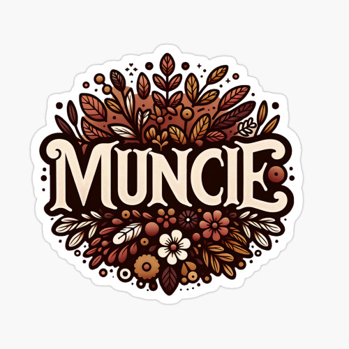 Autumn Bouquet Muncie Sticker