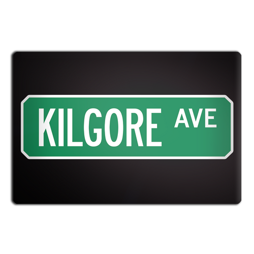 Kilgore Ave Street Sign Muncie Magnet