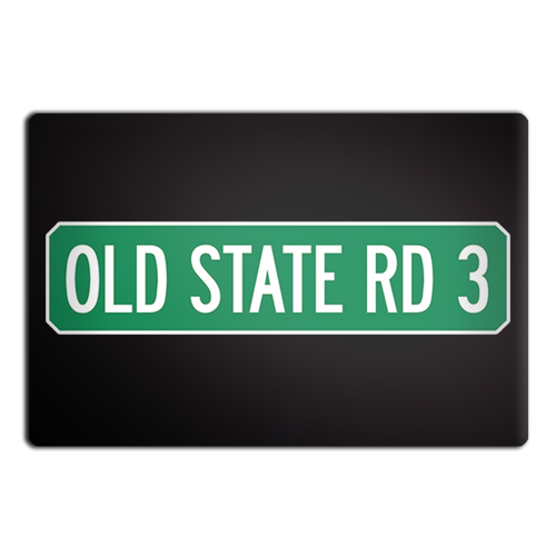 Old State Road 3 Street Sign Muncie Magnet