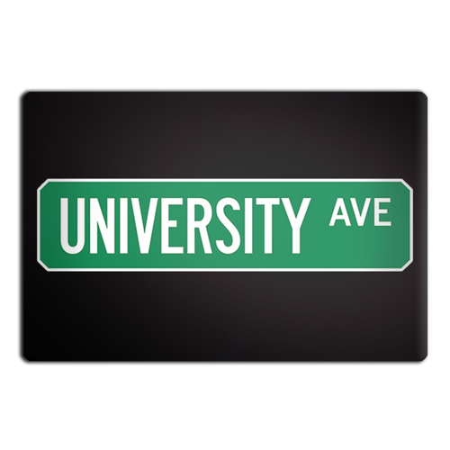 University Ave Street Sign Muncie Magnet
