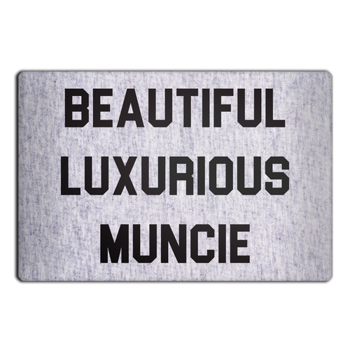 Beautiful Luxurious Muncie Block Text Magnet