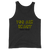 A mockup of the You are Beaut Graffiti Tank Top
