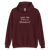 A mockup of the Who the Fuck is Marquis? Hoodie