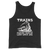 A mockup of the Trains Making Muncie Late Tank Top