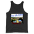 A mockup of the Happy Little Potholes Muncie Tank Top