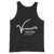 A mockup of the Vince's Gallery Restaurant Airport Tank Top