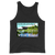 A mockup of the Bucolic Serenity White River Tank Top