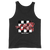 A mockup of the Checkrd Flag Menswear Store Tank Top