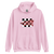 A mockup of the Checkrd Flag Menswear Store Hoodie