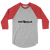 A mockup of the Dal3ville Dale Earnhardt Parody Raglan 3/4 Sleeve