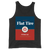 A mockup of the Flat Tire Pothole Dodgers' Ale Fat Tire Parody Tank Top