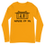 A mockup of the House of Yu Restaurant Long Sleeve Tee