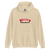 A mockup of the Furrow Building Materials Hoodie