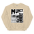 A mockup of the Raccoons Will Wreck Your Sh!t Muncie Crewneck