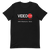 A mockup of the Video Stop Rental Video T-Shirt