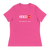 A mockup of the Video Stop Rental Video Ladies Tee