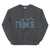 A mockup of the Frasier Logo Parody Muncie Crewneck