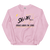 A mockup of the Ski-Hi Drive-In Muncie Crewneck