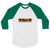 A mockup of the TG&Y Department Store Raglan 3/4 Sleeve