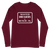 A mockup of the Wanted Dreamers Muncie Long Sleeve Tee