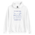 A mockup of the Largest Lakes in Indiana Hoodie