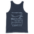 A mockup of the Largest Lakes in Indiana Tank Top