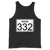 A mockup of the Indiana 332 Muncie Tank Top