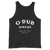 A mockup of the ODub Old West End CBGB Parody Tank Top