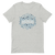 A mockup of the Wildflower Muncie Frost T-Shirt