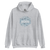 A mockup of the Wildflower Muncie Frost Hoodie