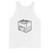 A mockup of the Delco Battery 1940s Logo Tank Top