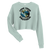 A mockup of the Love Your Mother Earth Ladies Cropped Crewneck