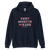 A mockup of the Keep Muncie Weird Murals Pastels Hoodie