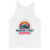 A mockup of the Madison Street Cruise Sunset Tank Top