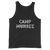A mockup of the Camp Munsee Tank Top