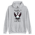 A mockup of the Welcome to Muncie Goose Hoodie