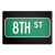 8th St Street Sign Muncie Magnet