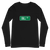 A mockup of the Dill St Street Sign Muncie Long Sleeve Tee
