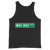 A mockup of the White River Blvd Street Sign Muncie Tank Top