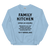 A mockup of the Family Kitchen Restaurant Crewneck