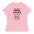 A mockup of the Family Kitchen "Bitchin' Kitchen" Nickname Ladies Tee