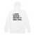 A mockup of the I LIked Muncie Before It Was Cool Zipping Hoodie