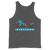 A mockup of the Lake Central Airlines Tank Top