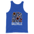 A mockup of the Daleville Cottage Core Bouquet Tank Top