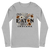 A mockup of the Eaton Cottage Core Bouquet Long Sleeve Tee