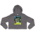 A mockup of the Train That Wouldn't End Ladies Cropped Hoodie